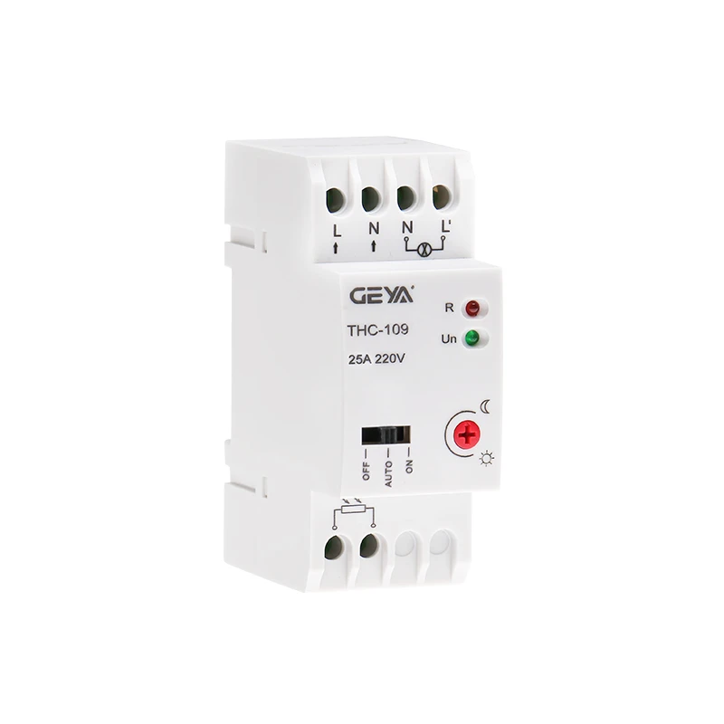 GEYA Digital Timer Switch THC-109B 25A Light Dependent Relay ＆ Accessories