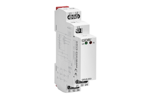 GEYA 3 Phase Voltage Relay GRV8-03D to 08D