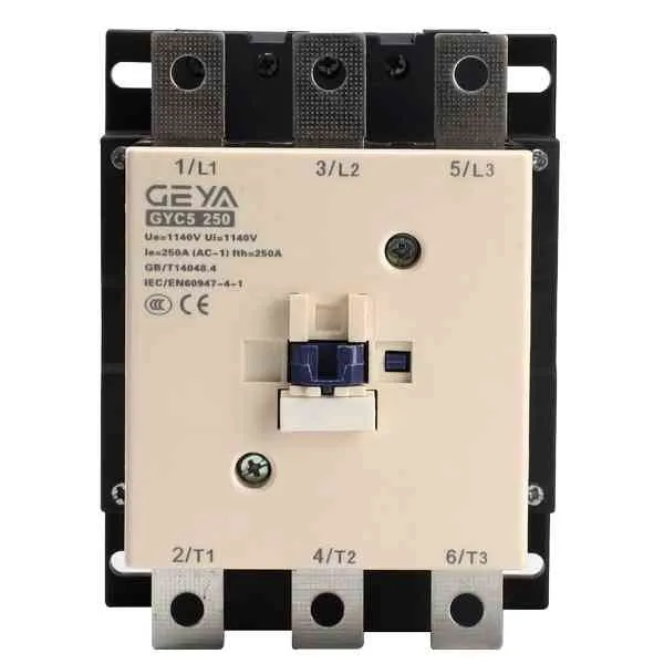 GEYA GYC5 High Ampere 2 Pole/3 Pole/4 Pole AC Contactor