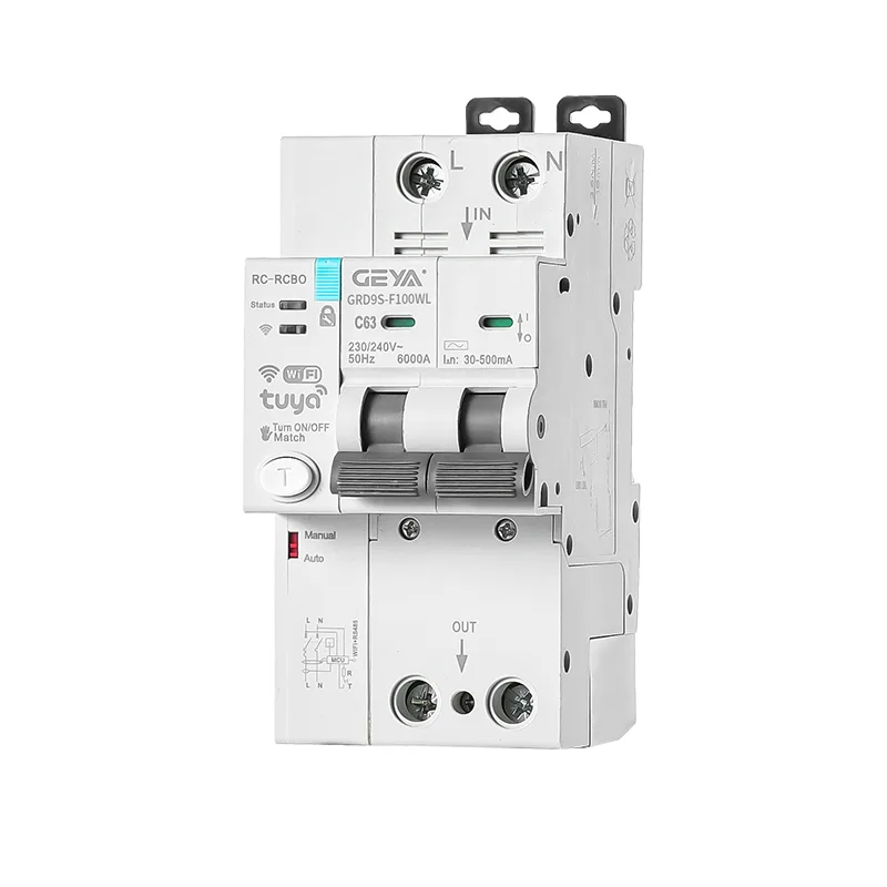 GEYA GRD9S-F100WL 2~4P Smart RCBO with WiFi Control
