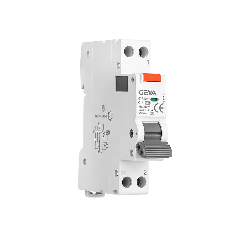 GEYA GYR10NE RCBO 1P+N Type A/Type AC
