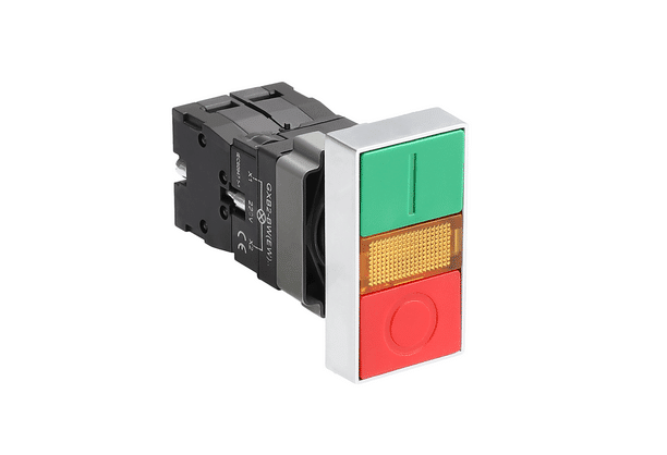 GEYA Double Headed Button Switch with Indicator Light
