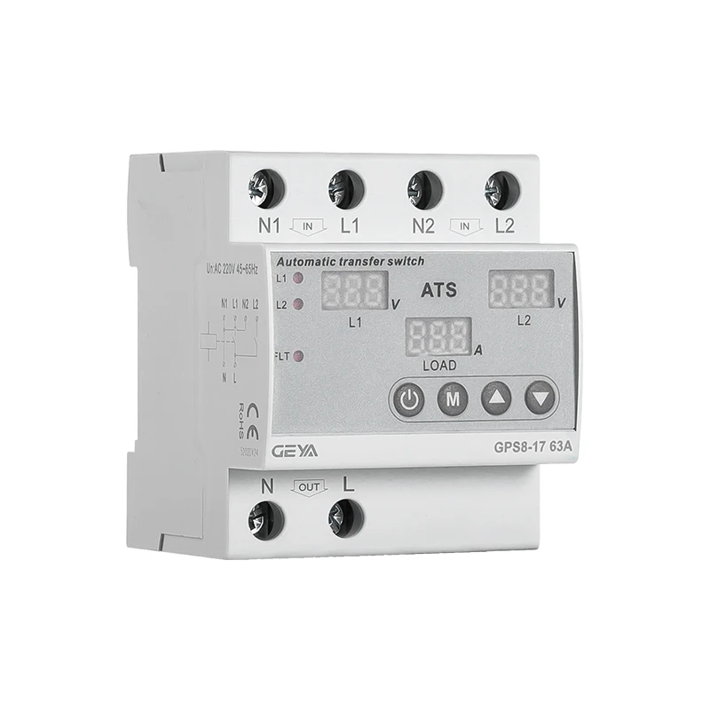 GEYA GPS8-17&18 110V 220V Automatic Transfer Switch