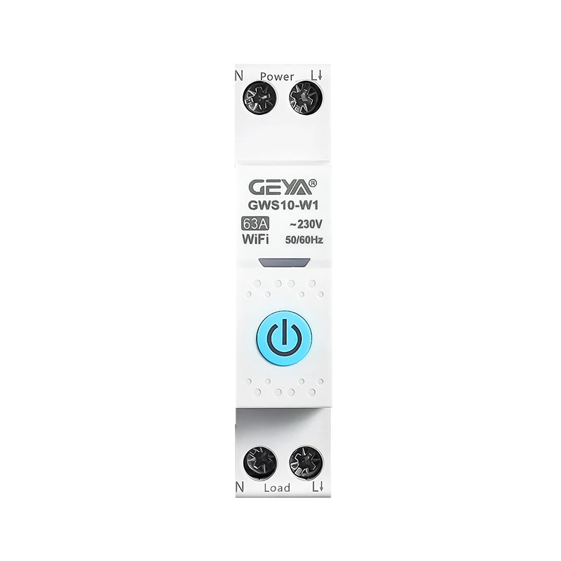 GEYA GWS10-W1 Tuya WiFi Smart Breaker 1P+N