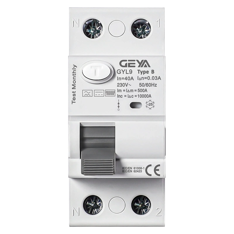 GEYA GYL9-B 16–100 A Type B RCCB
