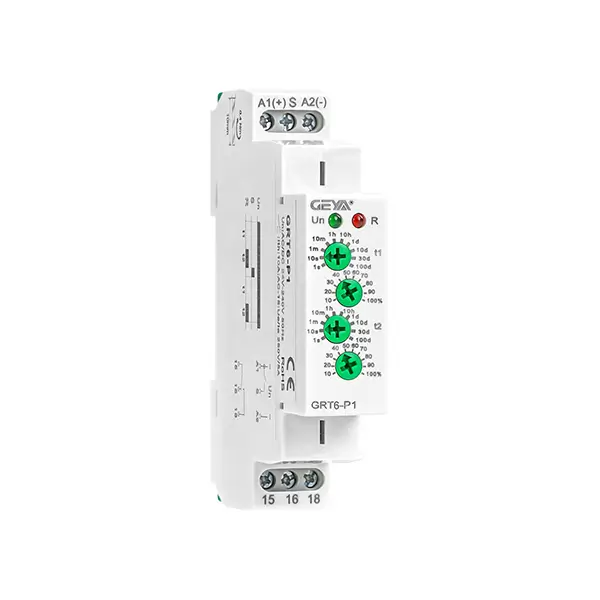 GEYA GRT6-P1 AC/DC 24-240V Pulse Output Time Relay
