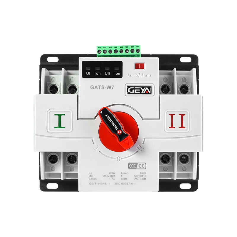 GEYA GATS-W7 Dual Power Automatic Transfer Switch