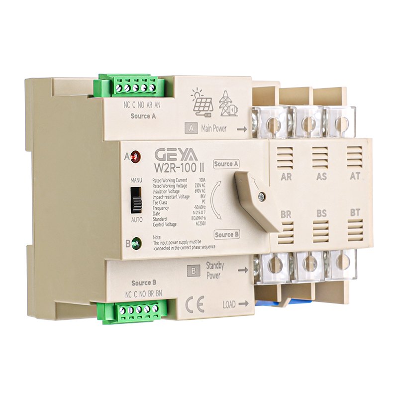 GEYA W2R-3P Automatic Transfer Switch（ATS）for PV