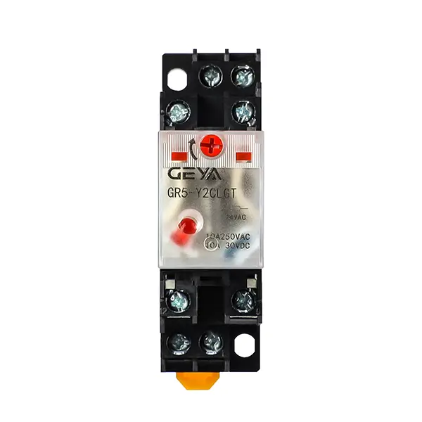 GEYA GR5 Series 12V/24V/220V AC 12V/24V DC Electromagnetic Relay