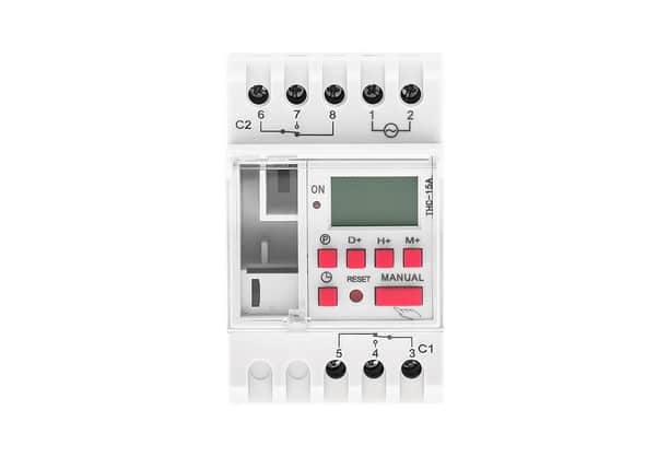GEYA Digital Timer Switch THC15A-2C Weekly Programmable