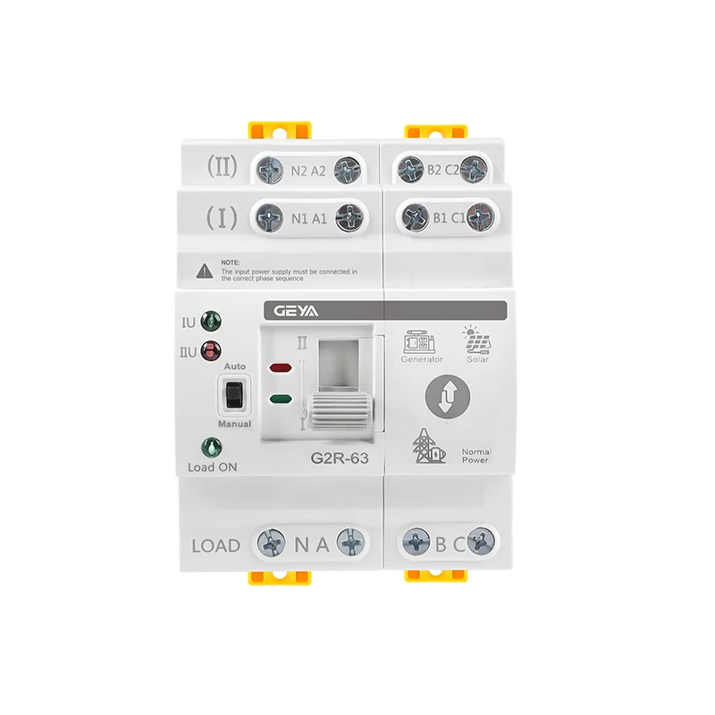 GEYA G2R-63 DIN Rail Modular Automatic Transfer Switch