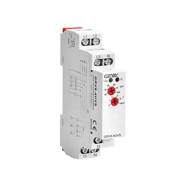 GEYA GRV8-4UVS 3 Phase Under Over Voltage Relay