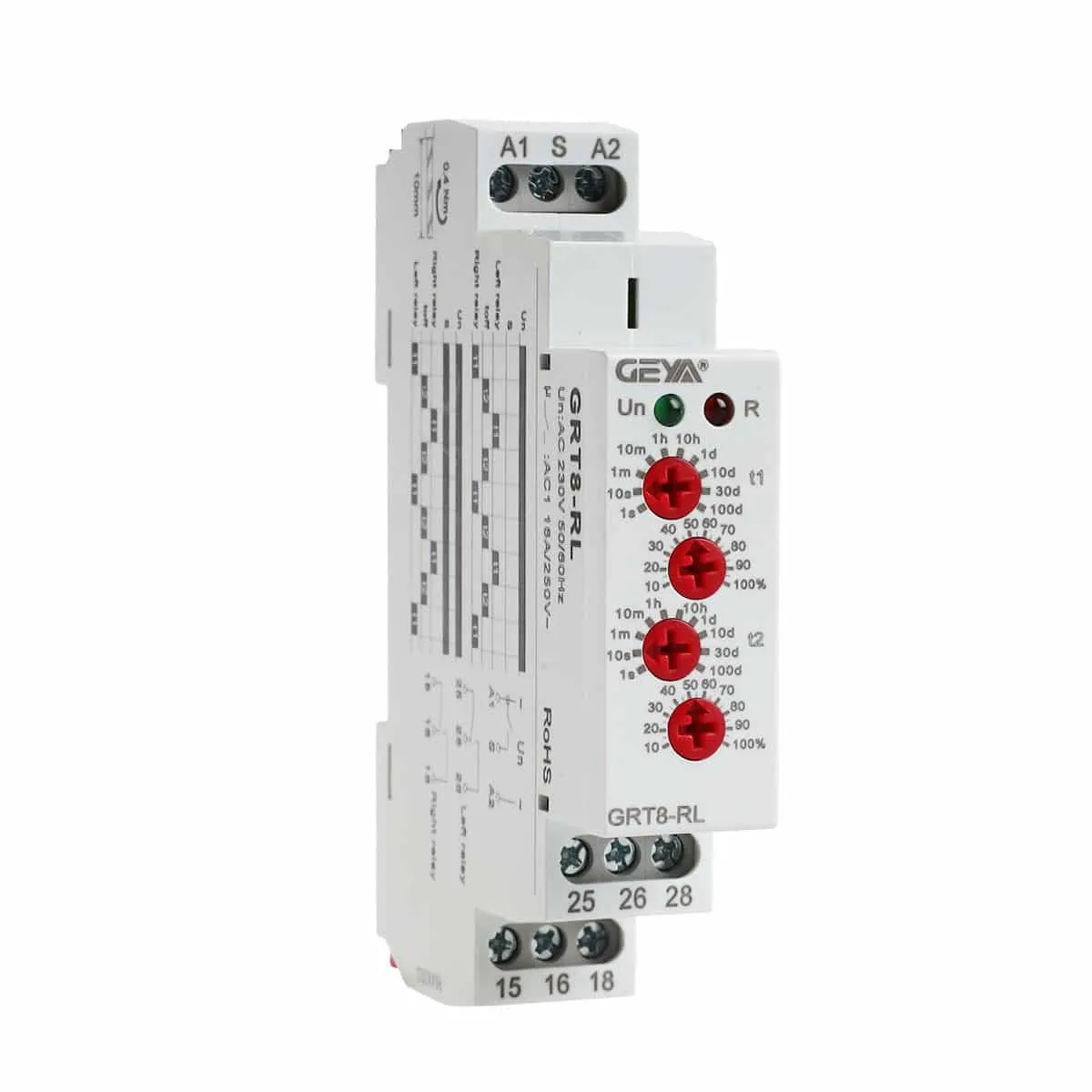 GEYA GRT8-RL Alternating Cycle Time Relay For 2 loads