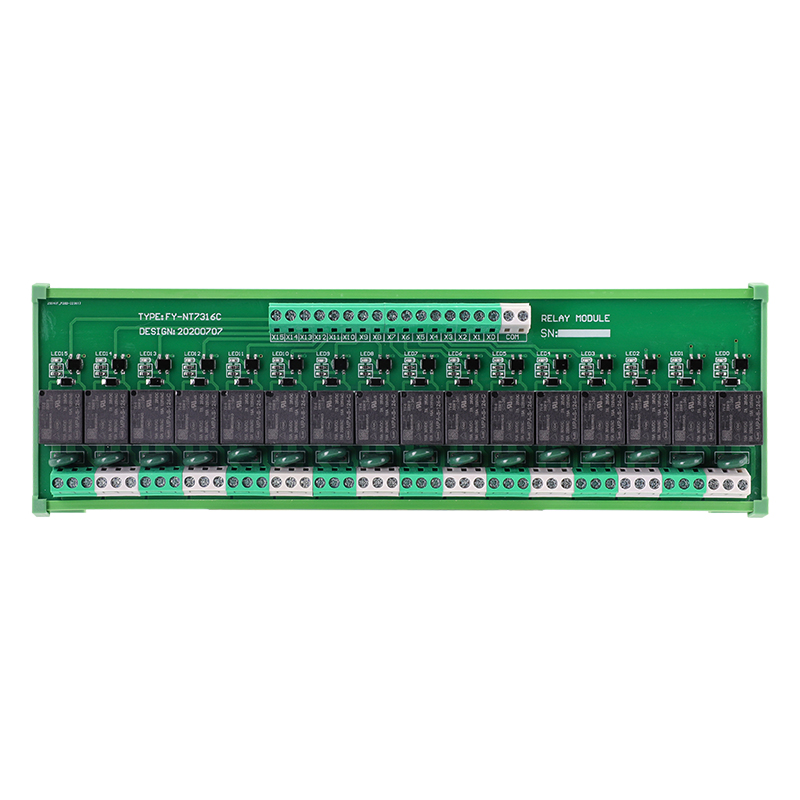 GEYA FY7316C (5V, 24V) 16 Channel Relay Terminal Block