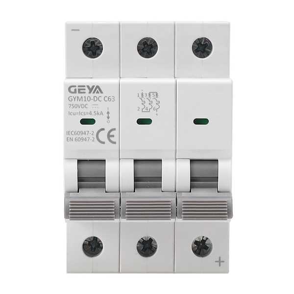 GEYA GYM10 DC-4.5KA 3P MCB For PV