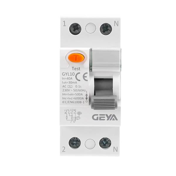 GEYA GYL10 Earth Leakage Circuit Breaker（ELCB)