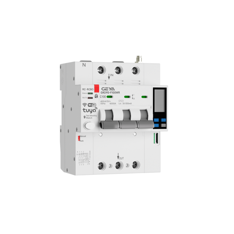 GEYA GRD9S-F100WR 3P 4P Smart RCBO