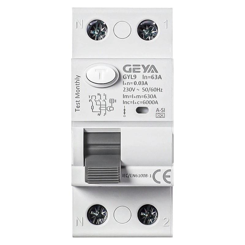 GEYA GYL9-A-SI 16–100 A Type A-Si RCCB