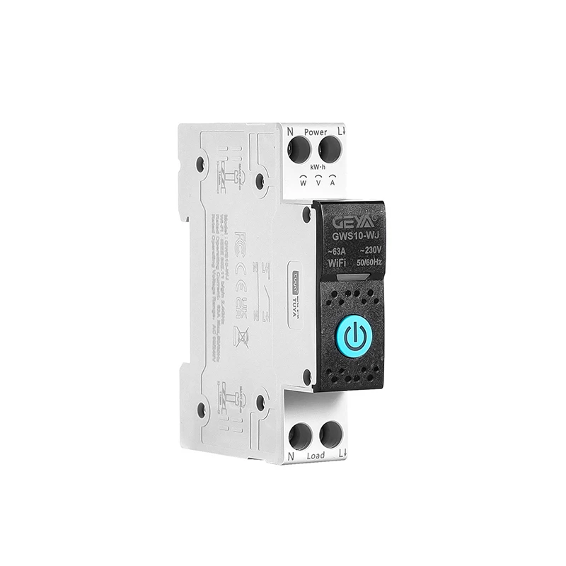 GEYA GWS10-WJ WiFi Breaker Switch with Power Metering
